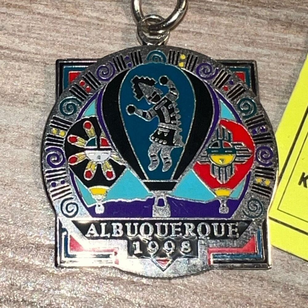 Limited Edition 1998 ALBUQUERQUE Southwestern 18th Annual Balloon KeyChain